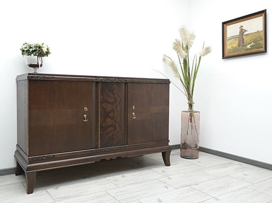 Vintage Commode in Oak, 1920s-ZFH-2041434