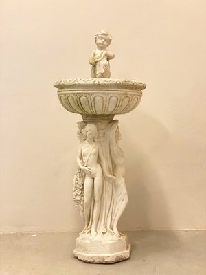 Vintage Concrete Fountain, 1970s-NPC-1325157