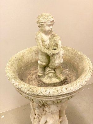 Vintage Concrete Fountain, 1970s-NPC-1325157