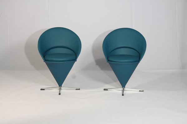 Vintage Cone Swivel Chair by Verner Panton, 1960s-IXA-160442