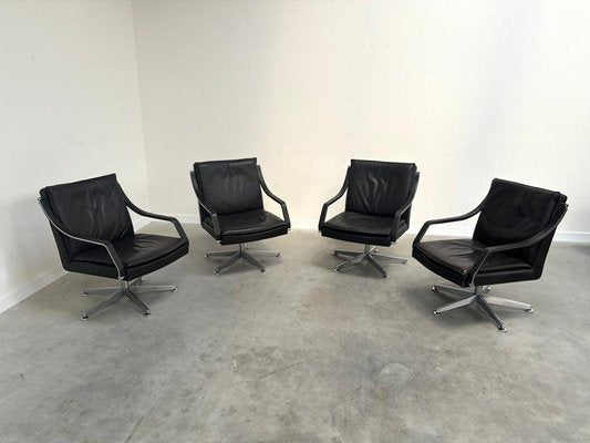 Vintage Conference Chairs by Walter Knoll, 1980s, Set of 4-TWF-2036635