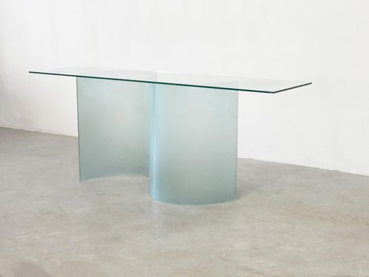 Vintage Console Table in Glass, 1990s-XLH-1813117