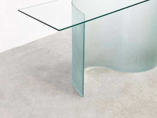 Vintage Console Table in Glass, 1990s-XLH-1813117