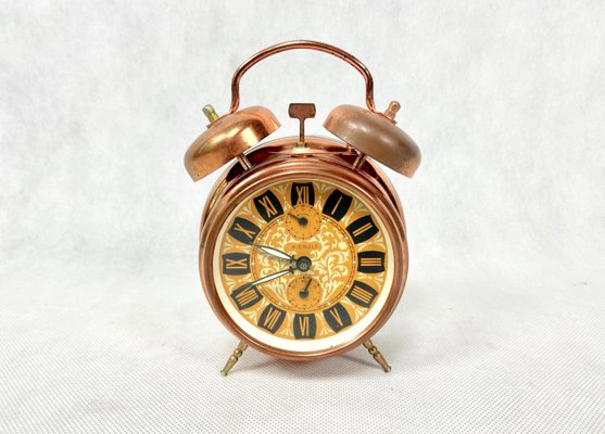 Vintage Copper Alarm Clock from Kienzle, 1960s-ZCY-1375445