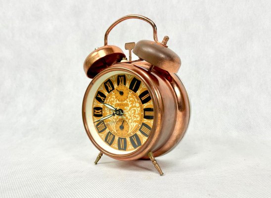 Vintage Copper Alarm Clock from Kienzle, 1960s-ZCY-1375445