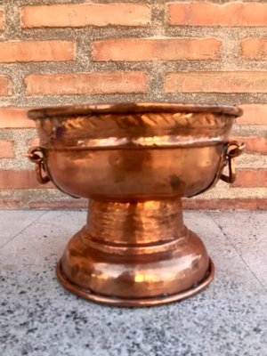 Vintage Copper Flower Pot-NOU-827550