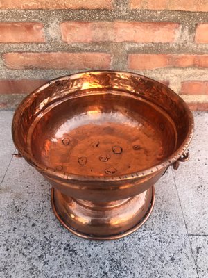 Vintage Copper Flower Pot-NOU-827550