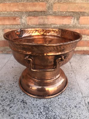 Vintage Copper Flower Pot-NOU-827550