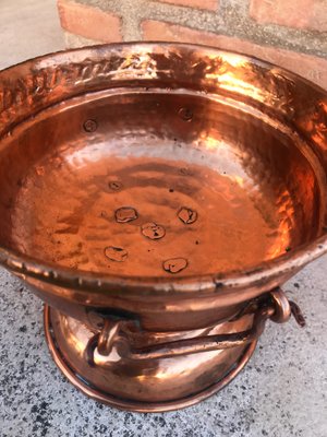 Vintage Copper Flower Pot-NOU-827550