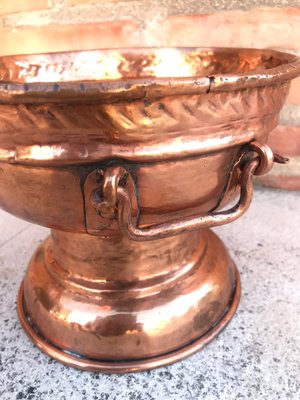 Vintage Copper Flower Pot-NOU-827550