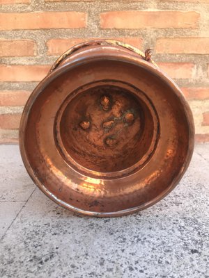 Vintage Copper Flower Pot-NOU-827550