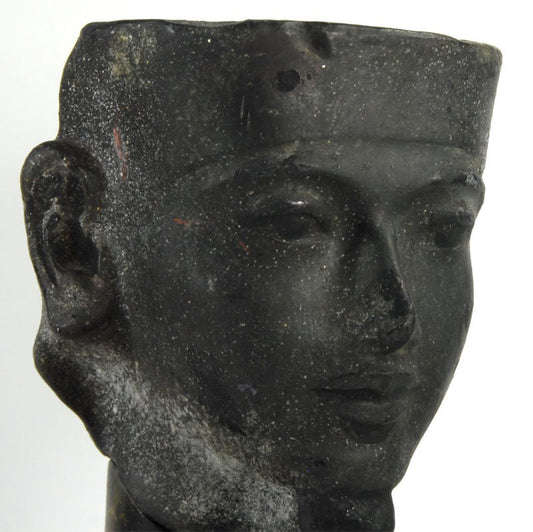 Vintage Copy of Ancient Sculpture Amun-Ra Head, 1950s