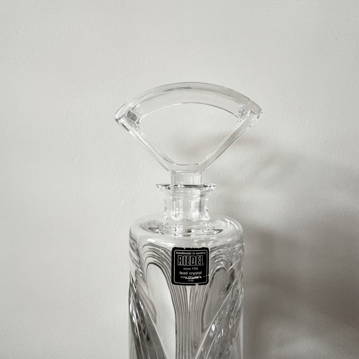 Vintage Crystal Bottle from Riedel