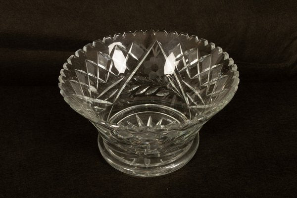 Vintage Crystal Bowls, 1940s, Set of 5-WIX-685870