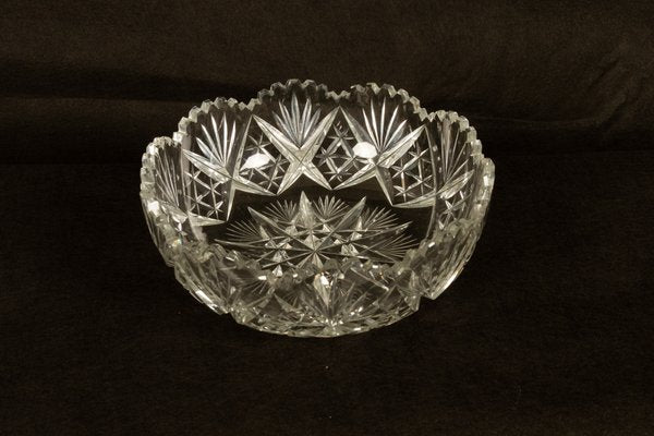 Vintage Crystal Bowls, 1940s, Set of 5-WIX-685870