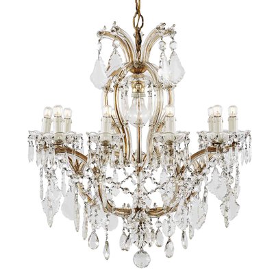 Vintage Crystal Chandelier, 1950s-TBU-2031613