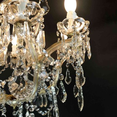 Vintage Crystal Chandelier, 1950s-TBU-2031613