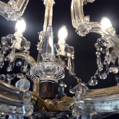 Vintage Crystal Chandelier, 1950s-TBU-2031613