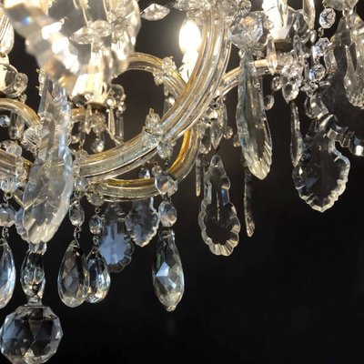 Vintage Crystal Chandelier, 1950s-TBU-2031613