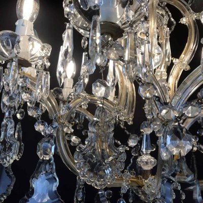 Vintage Crystal Chandelier, 1950s-TBU-2031613