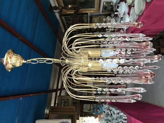 Vintage Crystal Chandelier, 1960s-WQQ-1373441