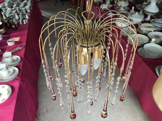 Vintage Crystal Chandelier, 1960s-WQQ-1373441