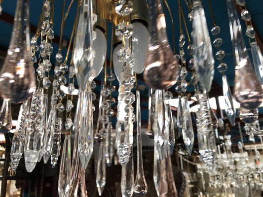 Vintage Crystal Chandelier, 1960s-WQQ-1373441