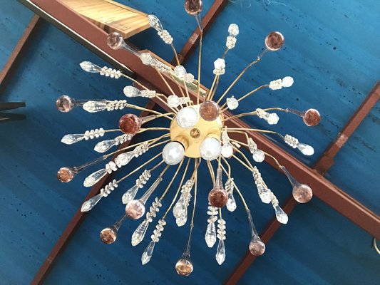 Vintage Crystal Chandelier, 1960s-WQQ-1373441