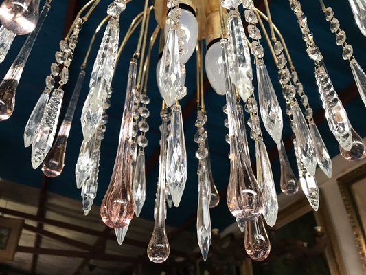 Vintage Crystal Chandelier, 1960s-WQQ-1373441