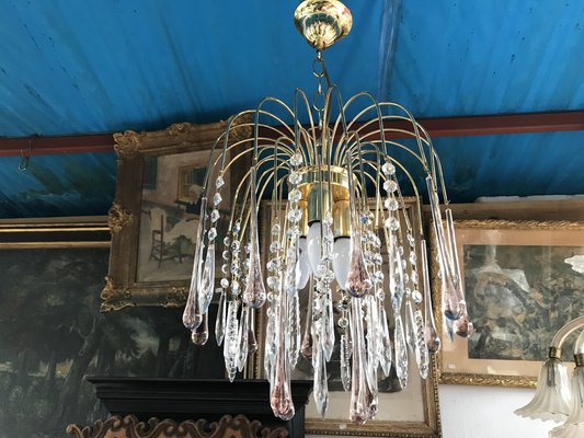 Vintage Crystal Chandelier, 1960s-WQQ-1373441