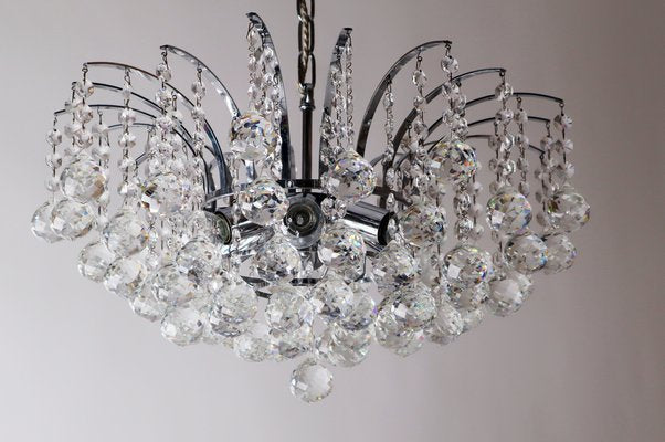 Vintage Crystal Chandelier, 1970s-ESB-1371451