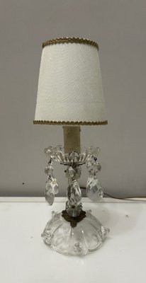 Vintage Crystal Lamps, 1950s, Set of 2-JJC-1756434