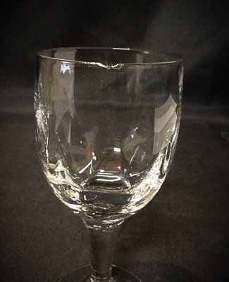 Vintage Crystal Wine Glasses, 1950s, Set of 5-JZV-2033683