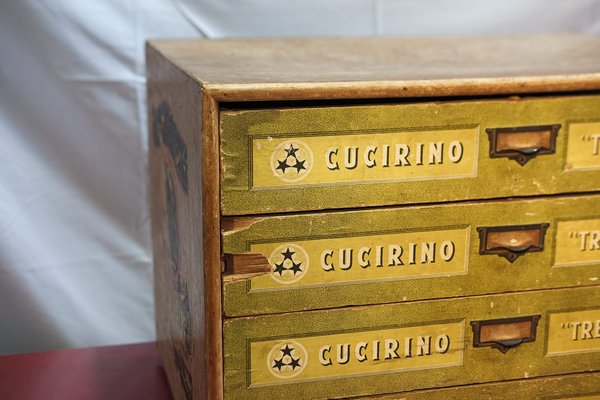 Vintage Cucirino Tre Stelle Display Chest of Drawers, Italy 1950-PYA-1790690