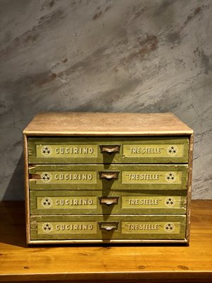 Vintage Cucirino Tre Stelle Display Chest of Drawers, Italy 1950-PYA-1790690