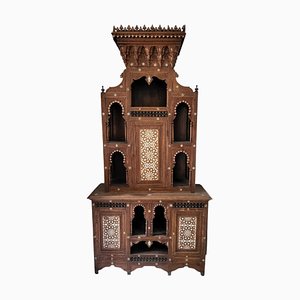 Vintage Cupboard with Arabic Inspiration with Inlayd-TCS-1749975