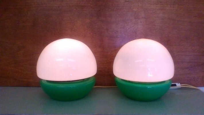 Vintage Czech Table Lamps from Kamenicky Šenov, 1970s, Set of 2-TZ-602148