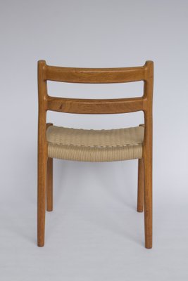 Vintage Danish #84 Chairs in Teak by Niels Møller, 1970s, Set of 4-DOM-1447870