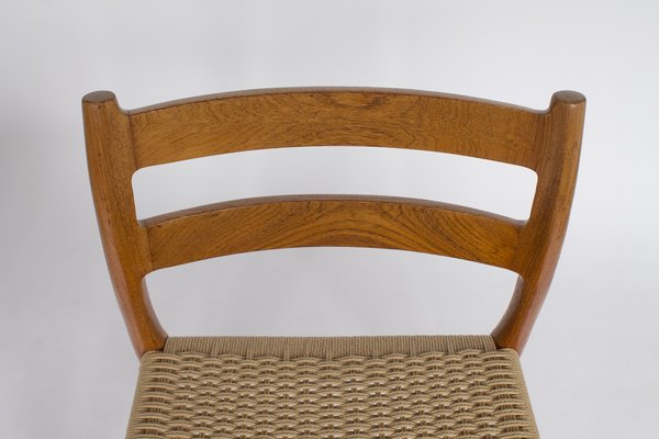 Vintage Danish #84 Chairs in Teak by Niels Møller, 1970s, Set of 4-DOM-1447870