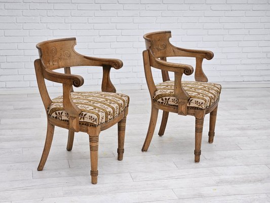 Vintage Danish Armchairs, 1940s, Set of 2-TMW-1723362