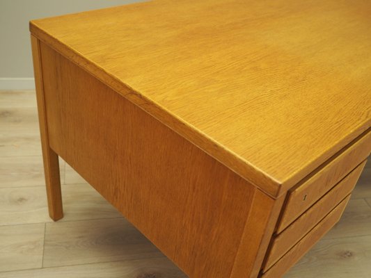 Vintage Danish Ash Desk from Omann Jun, 1970s-VND-2034652