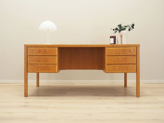 Vintage Danish Ash Desk from Omann Jun, 1970s-VND-2034652