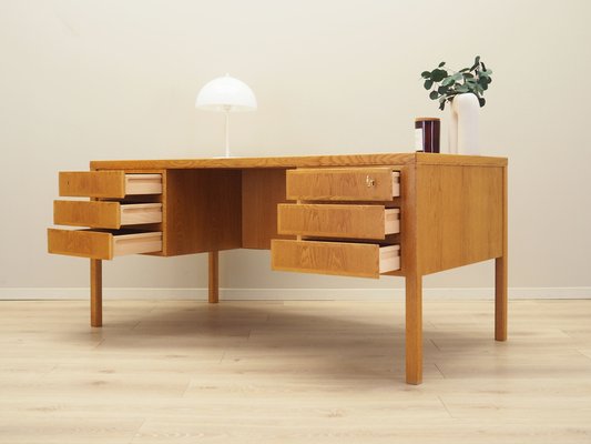 Vintage Danish Ash Desk from Omann Jun, 1970s-VND-2034652