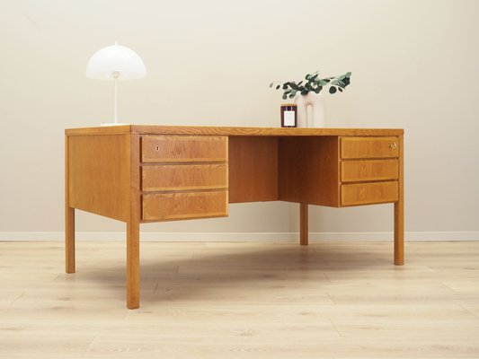 Vintage Danish Ash Desk from Omann Jun, 1970s-VND-2034652