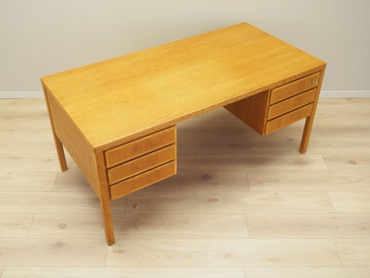 Vintage Danish Ash Desk from Omann Jun, 1970s-VND-2034652