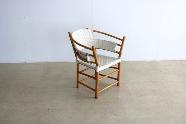 Vintage Danish Bamboo Chair, 1980s-FUN-1419681