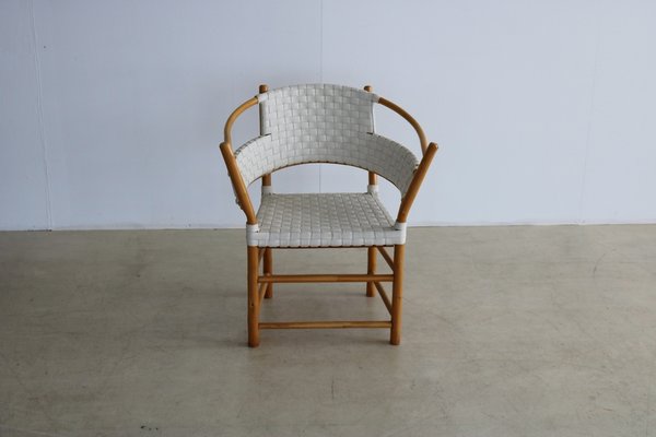 Vintage Danish Bamboo Chair, 1980s-FUN-1419681