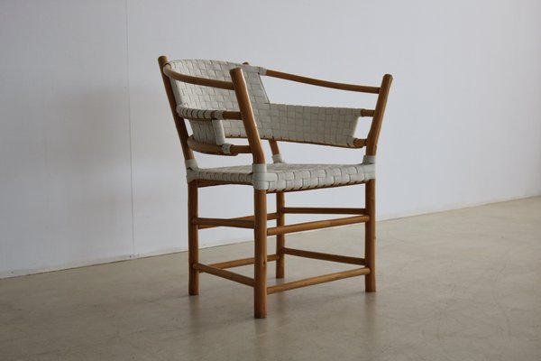 Vintage Danish Bamboo Chair, 1980s-FUN-1419681