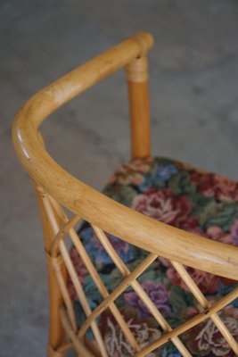 Vintage Danish Bamboo Dining Chairs, 1960s, Set of 6-MXF-1361715