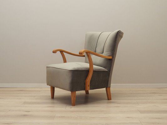 Vintage Danish Beech Armchair, 1960s-VND-1736839